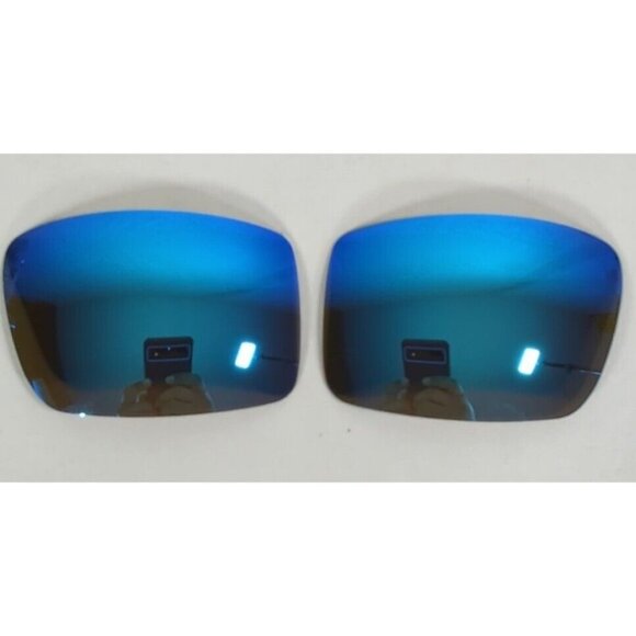 Polarized Custom Ice Blue Replacement Lenses For Oakley Oil Drum Sunglasses New - Picture 1 of 2